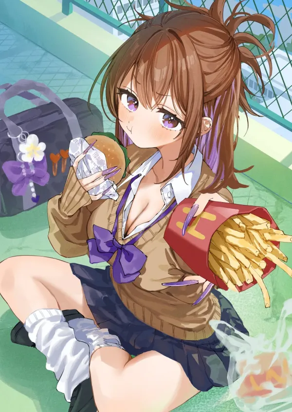 When I Fed the Quiet Gyaru Next to Me… When I Fed the Quiet Gyaru Next to Me…